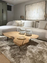 Boomstam salontafel iepenhout