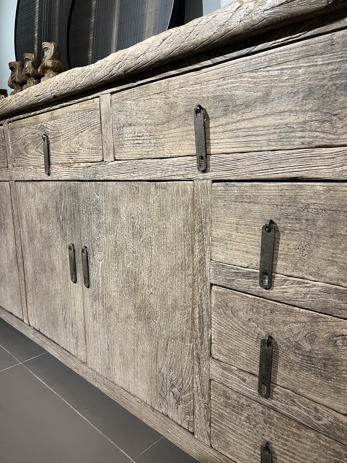 Dressoir elm hout