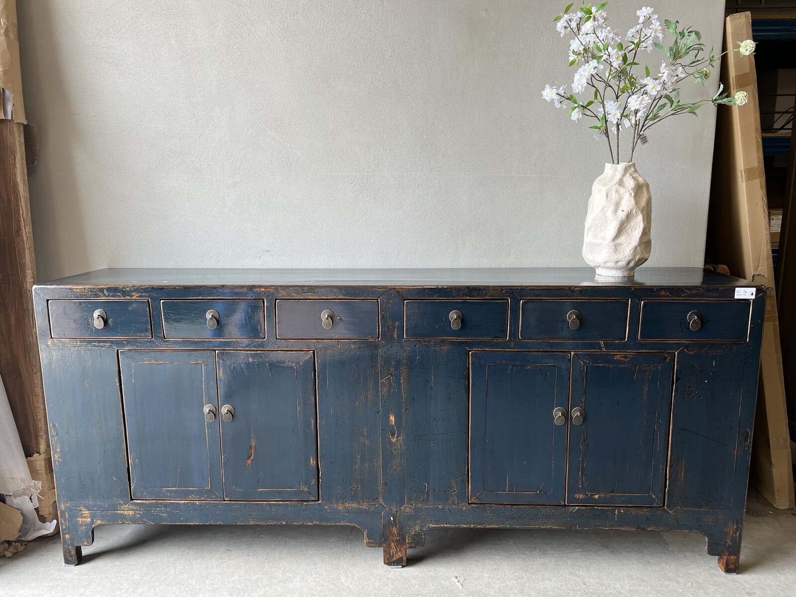 Dressoir Hoogglans blauw 