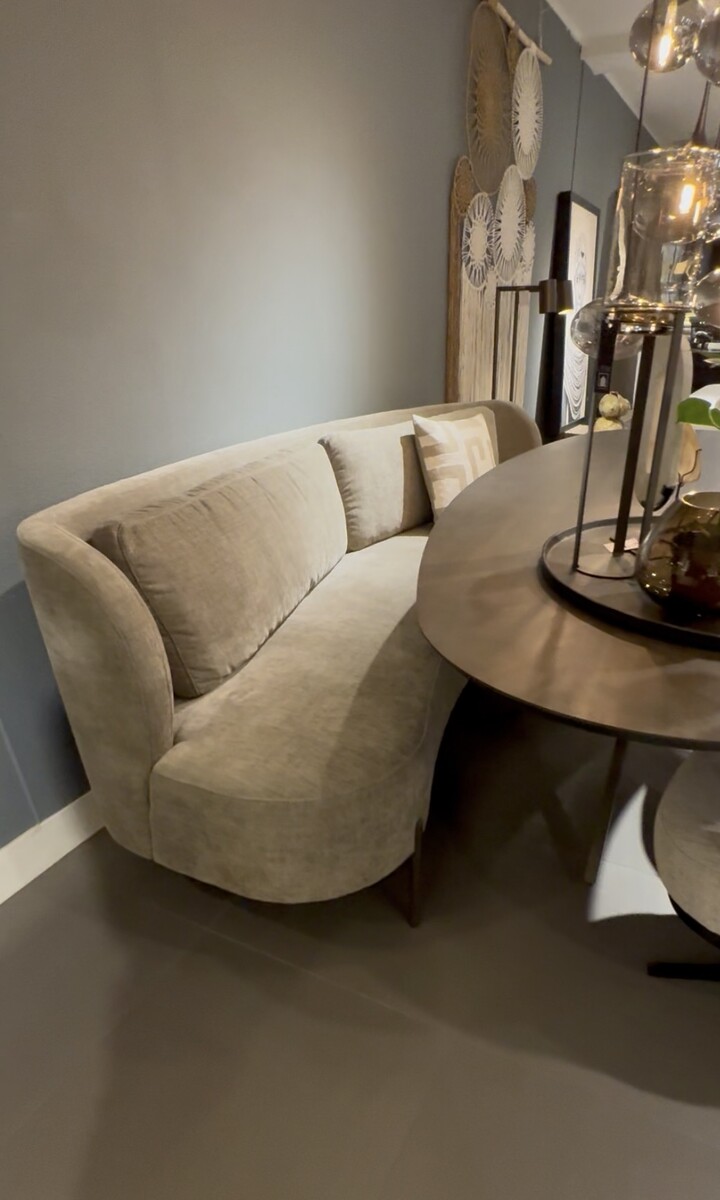 Eetkamerbank Luna ovaal