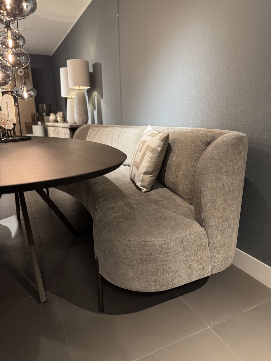 Eetkamerbank Luna ovaal