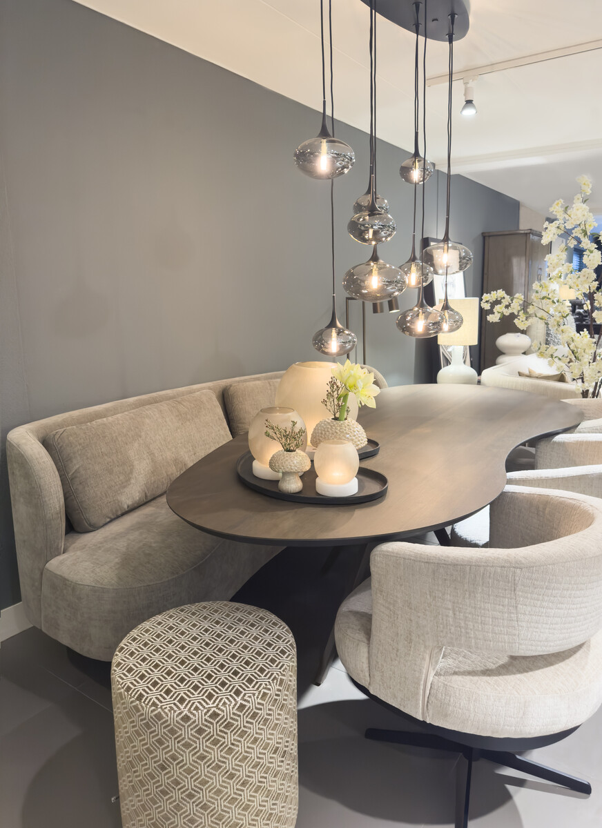 Eetkamerbank Luna ovaal