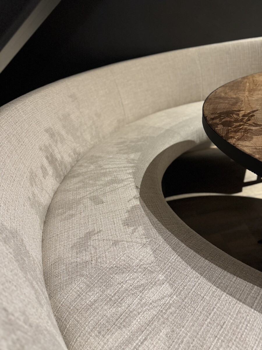 Eetkamerbank Soy halfrond