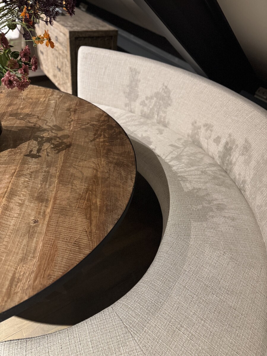 Eetkamerbank Soy halfrond