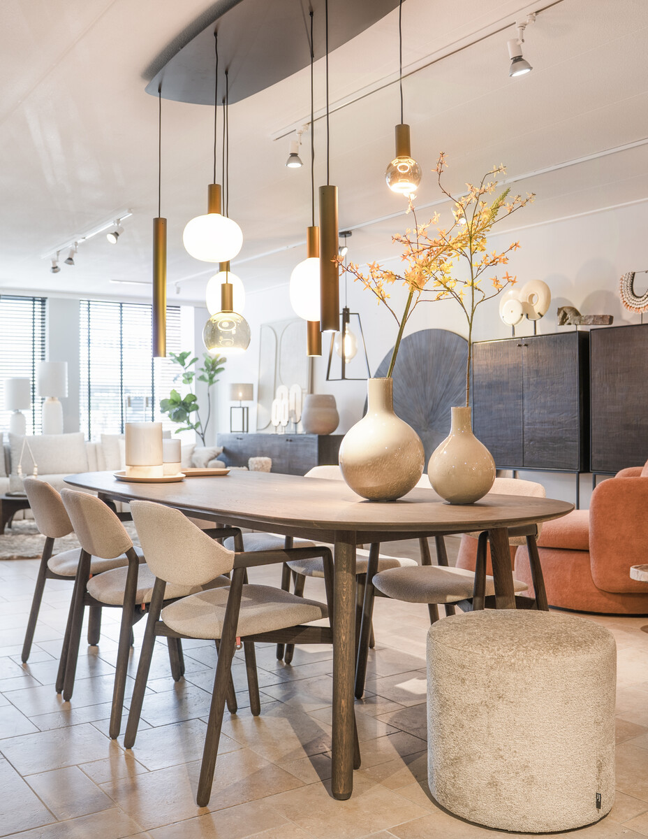 Eetkamertafel Mads ovaal