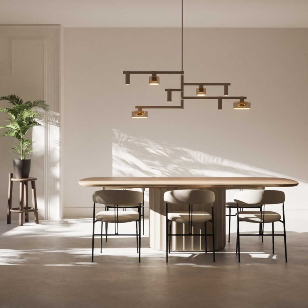 Hanglamp Palau 8-lichts van Ztahl