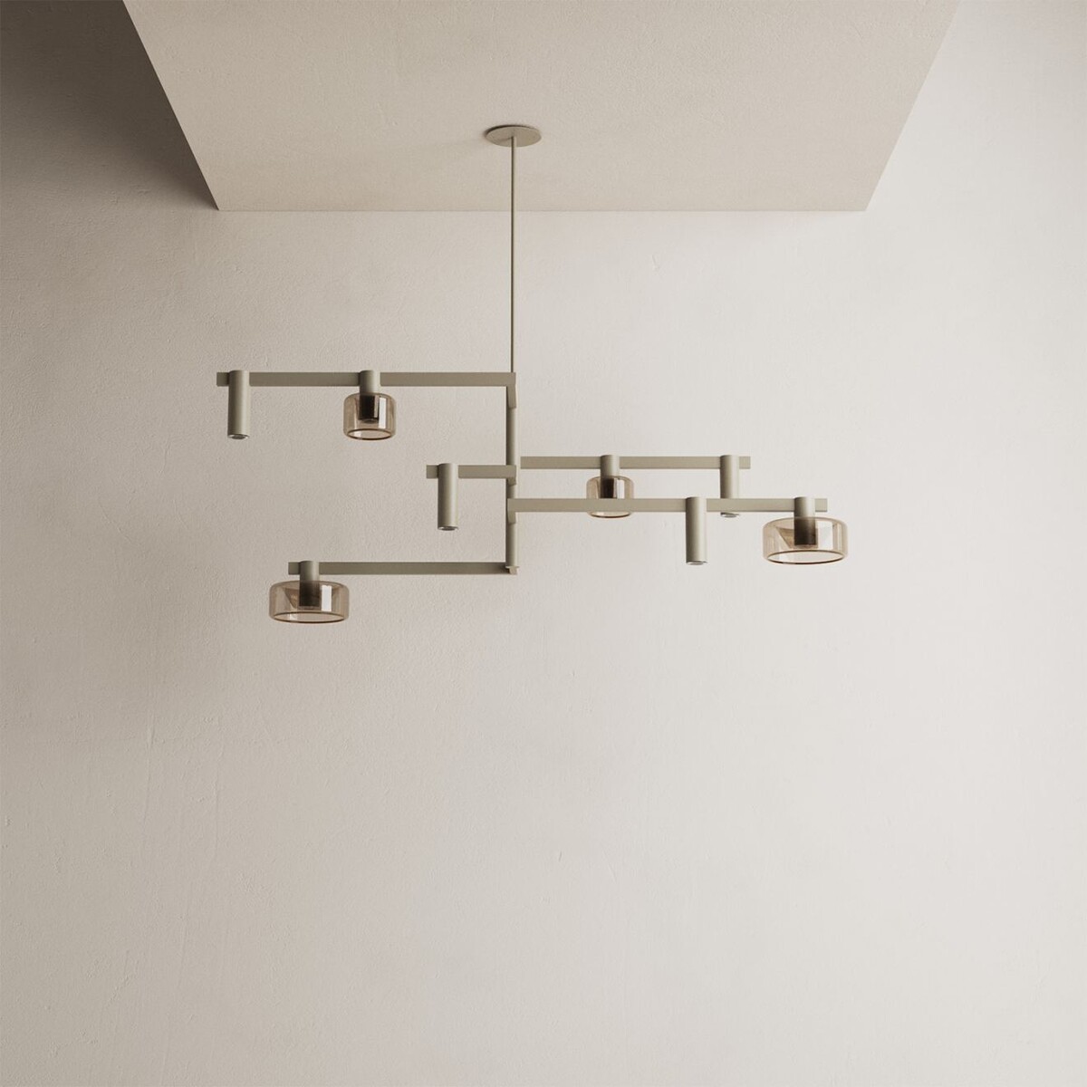 Hanglamp Palau 8-lichts van Ztahl