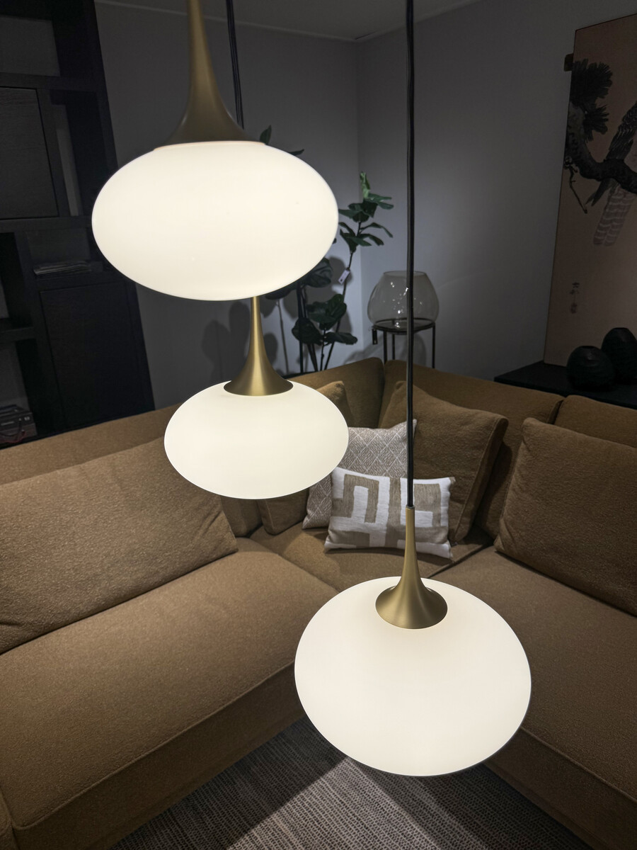 HANGLAMP PARADISO ROND 3-LICHTS G9 OPAAL