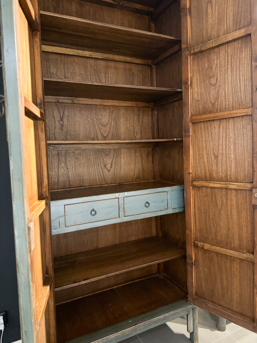 Hoogglanskast Babs Large Petrol