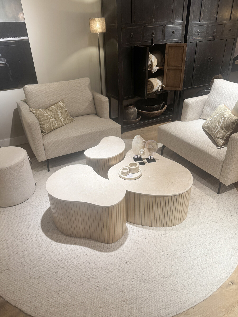 Organische Salontafel Kira, Set van 3 stuks