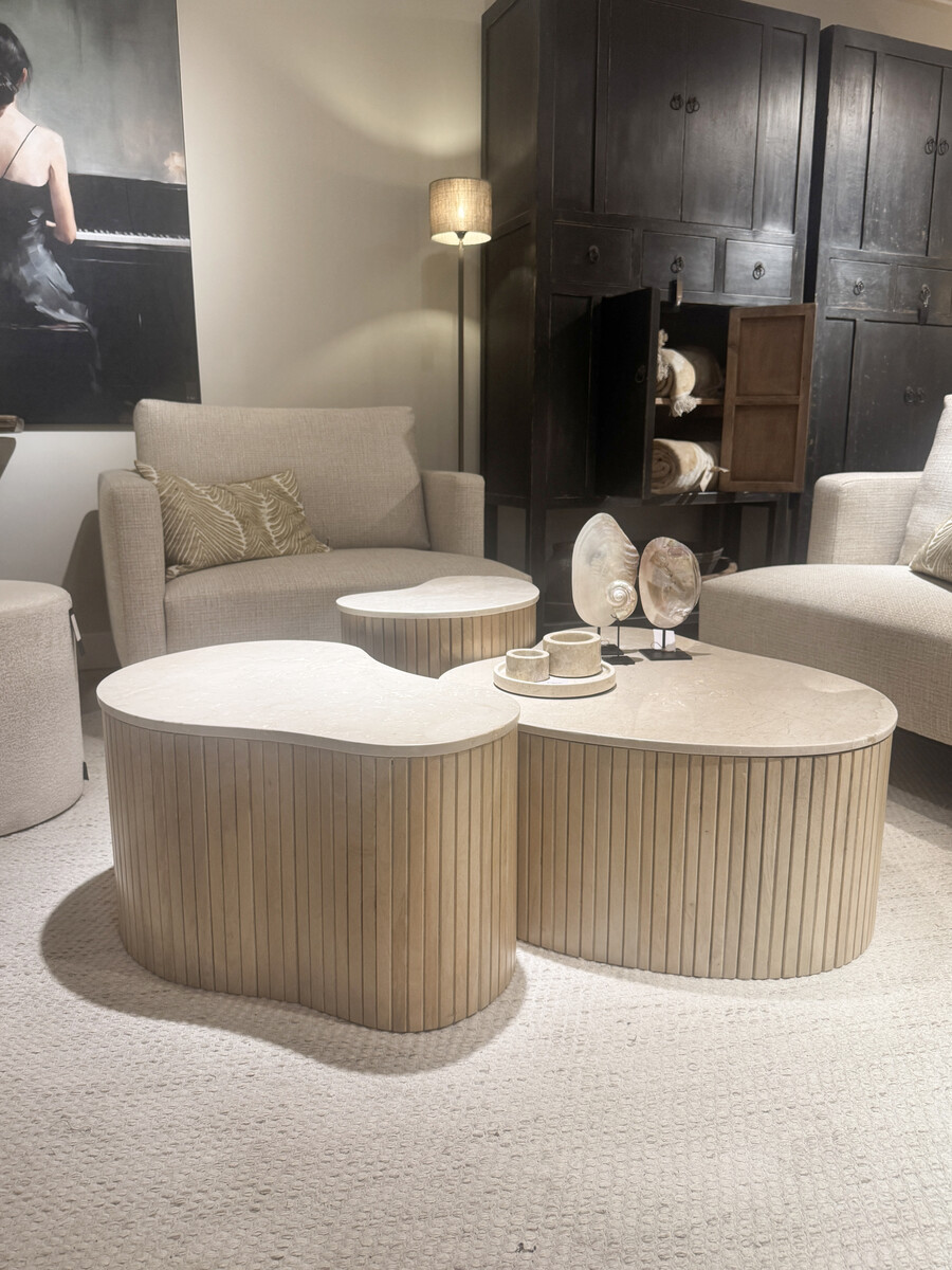 Organische Salontafel Kira, Set van 3 stuks