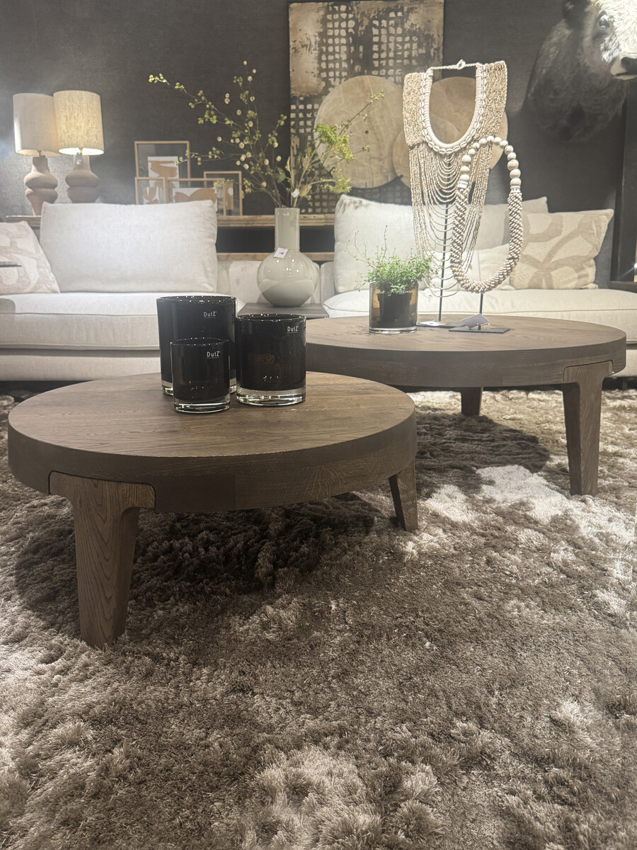 Ronde Salontafel Set Tokio, Set van 2 stuks 