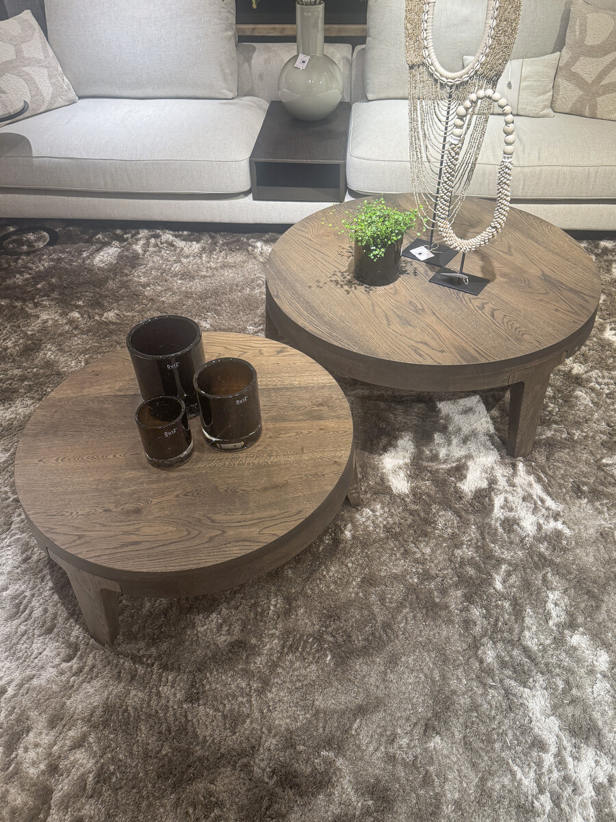 Ronde Salontafel Set Tokio, Set van 2 stuks 