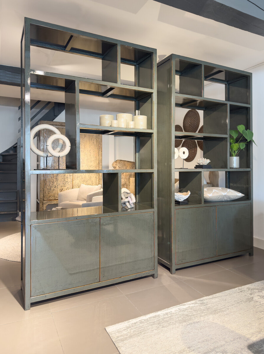Roomdivider vergrijsd jade