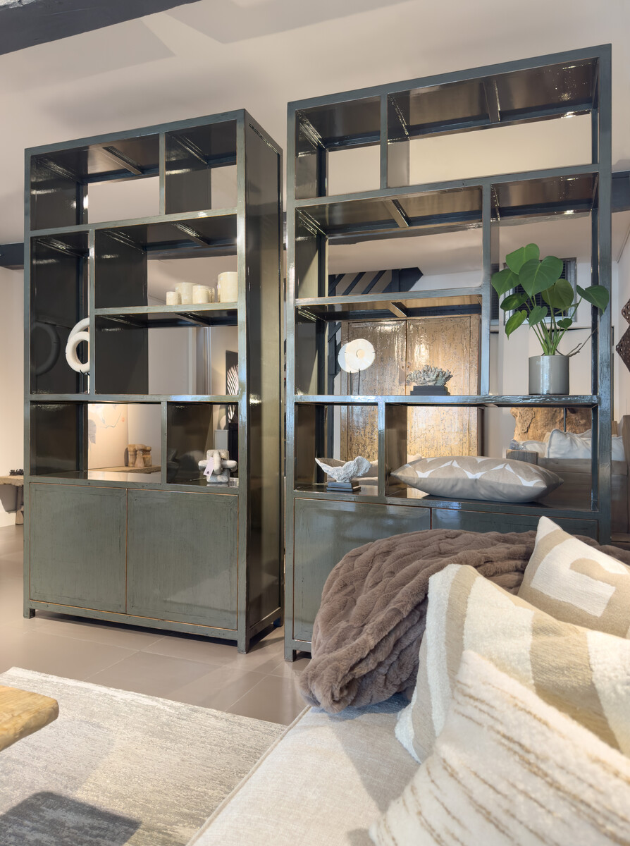 Roomdivider vergrijsd jade
