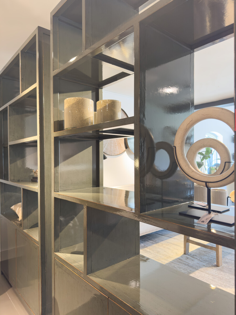 Roomdivider vergrijsd jade