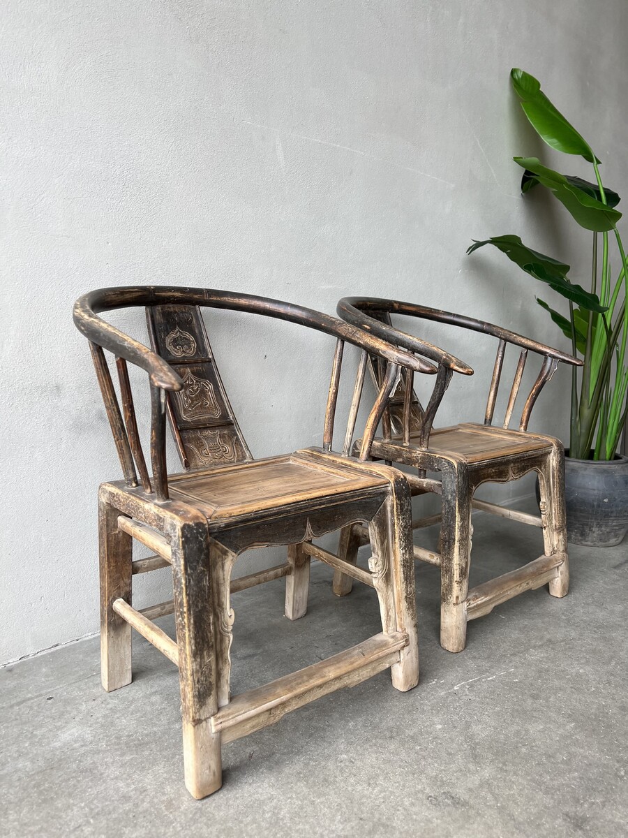 Set Antieke stoelen
