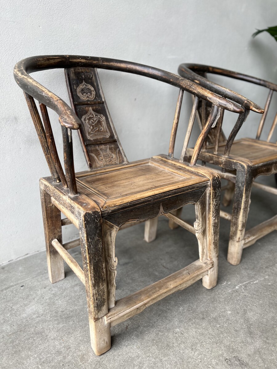 Set Antieke stoelen