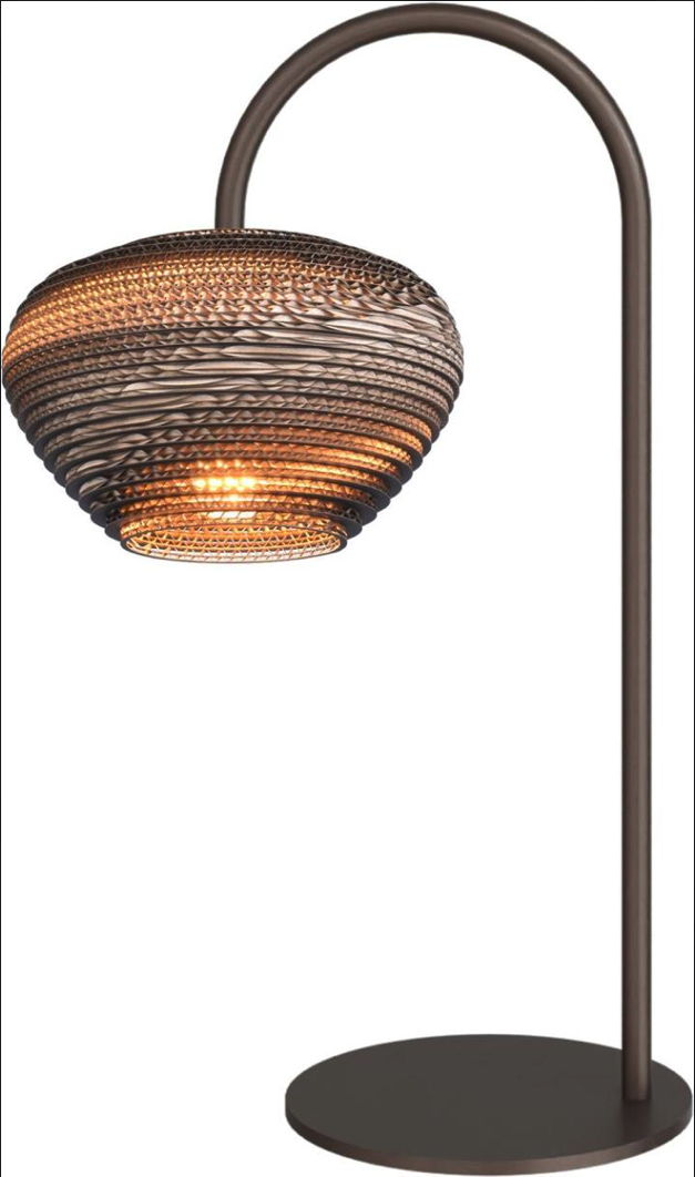 Tafellamp Cartone Bow Cacao