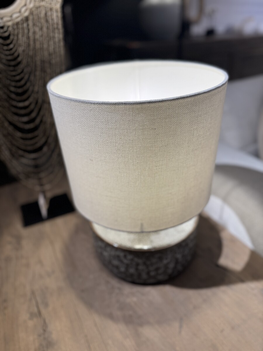 Tafellamp keramiek met expressive reactieve glazuur