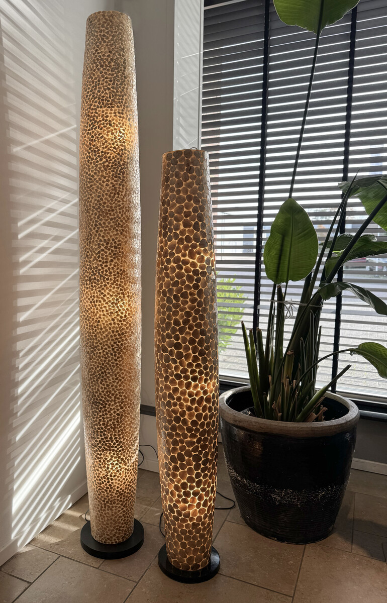 Vloerlamp Apollo Turtle gold